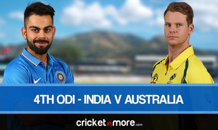 India vs Australia 4th ODI Live Score