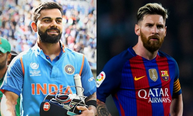 Virat Kohli's brand value more than Lionel Messi