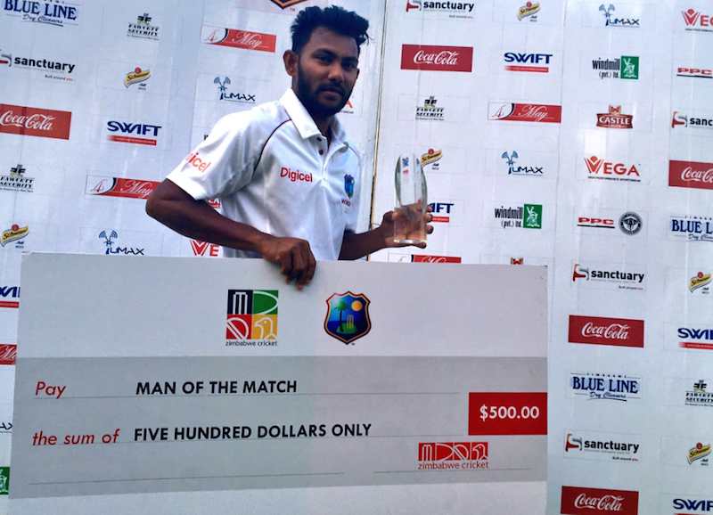 West Indies vs Zimbabwe Devendra Bishoo