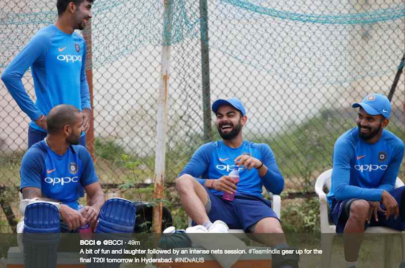 India-Australia 3rd T20I Team India