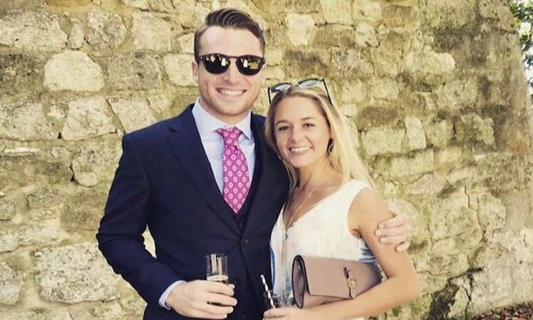 jos buttler with his wife