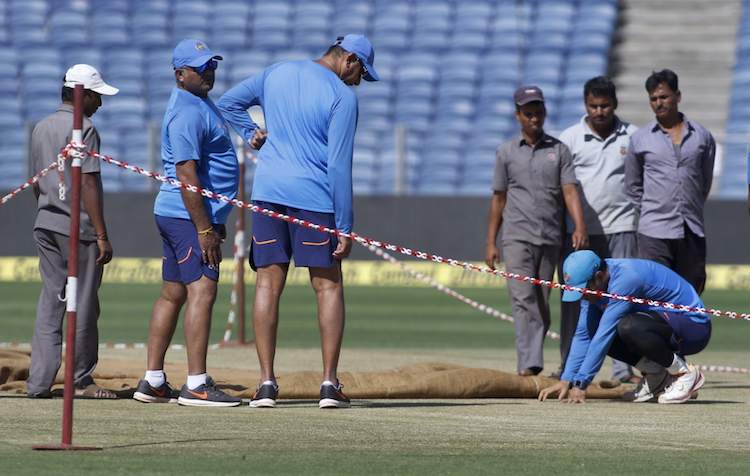 curator suspended Pune pitch corruption