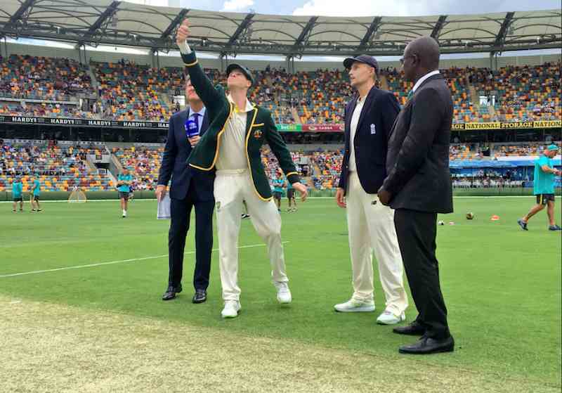 Brisbane Test toss Ashes 2017-18