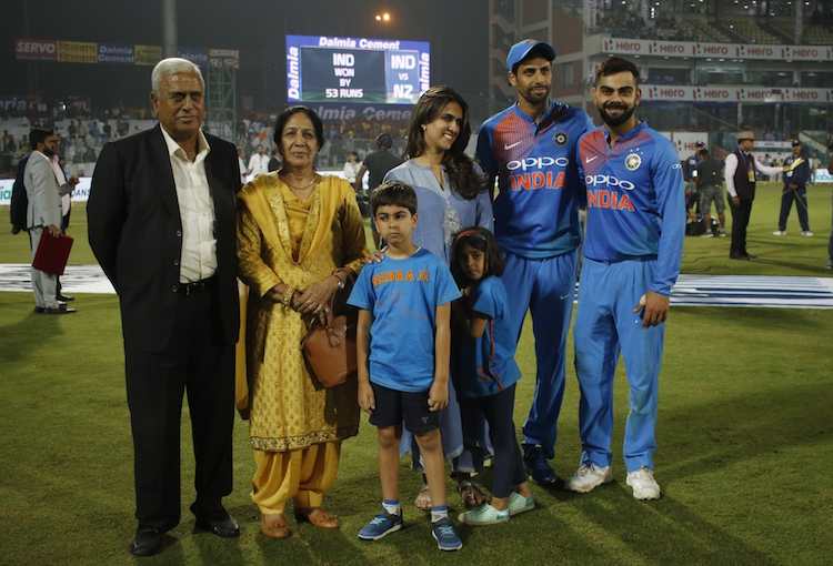 family ashish nehra