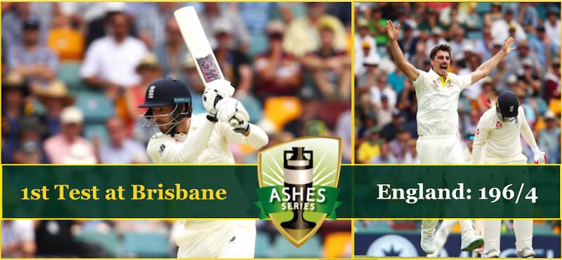 1st Ashes Test, Brisbane England vs Australia