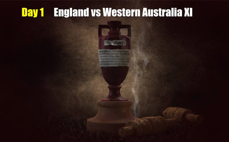 warm-up match England vs Western Australia XI