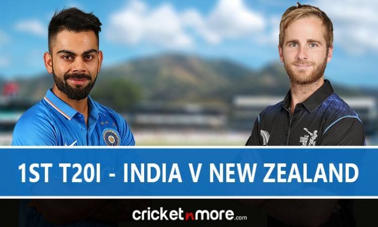 India vs New Zealand 1st T20I Live Score