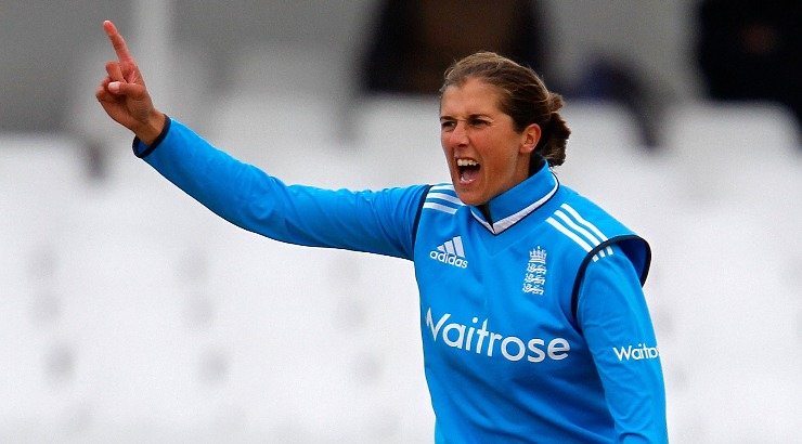England vs Australia Women Cricket Jenny Gunn