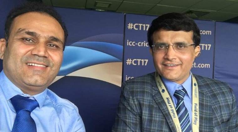 virendra sehwag sourav ganguly