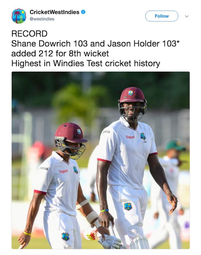 2nd Test WI vs Zimbabwe