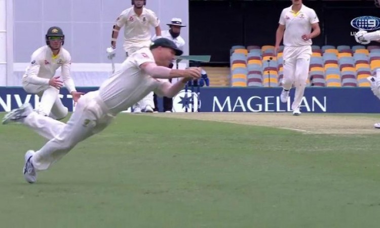 David Warner Snares The First Classic Catch Of The Men’s Ashes