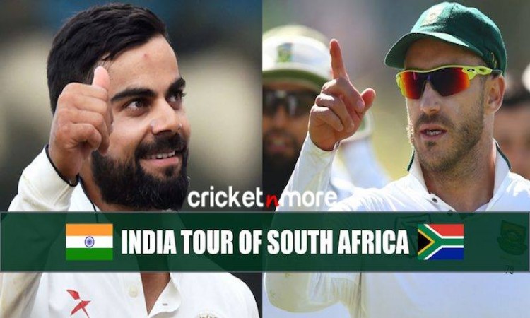 India tour of South Africa 2018 Schedule