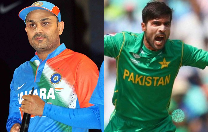 Virender sehwag play with 4 pakistan cricketer Virender sehwag play with 4 pakistan cricketer