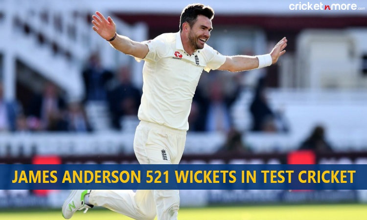 James Anderson surpasses Courtney Walsh to become 5th highest wicket-taker in Tests