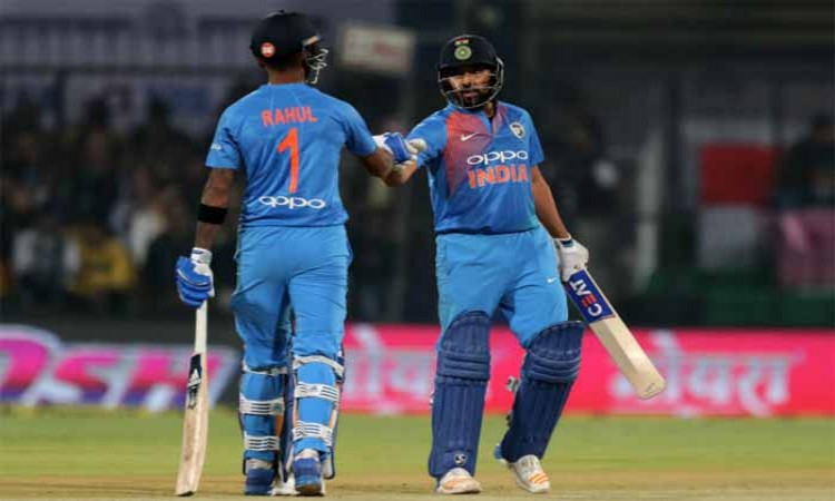 Lokesh Rahul, Rohit Sharma rise in ICC T20I rankings Images