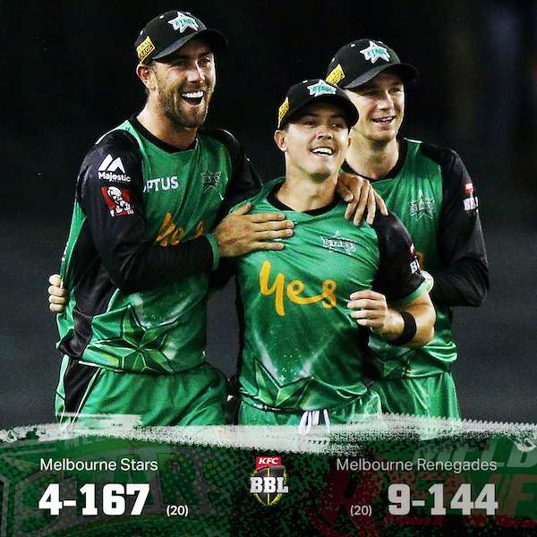 Melbourne Stars vs Melbourne Renegades BBL