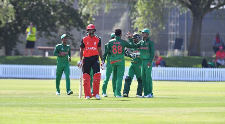 ICC U19 Cricket World Cup Bangladesh vs Canada