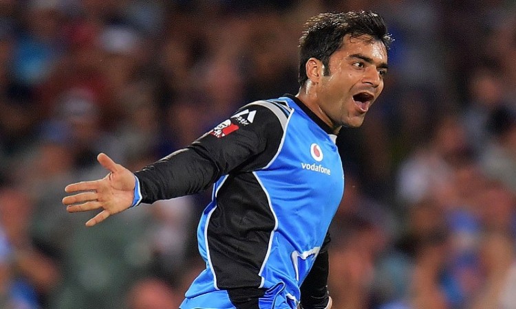 RASHID KHAN first player to take multiple wickets in each of his first 5 matches in BBL