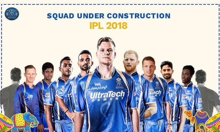  Rajasthan Royals Squad after Day 1 of ipl auction 2018