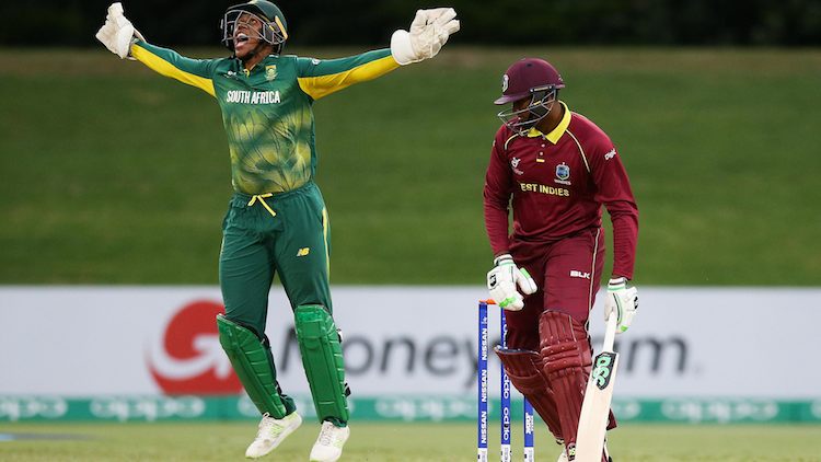 ICC U19 Cricket World Cup South Africa vs West Indies
