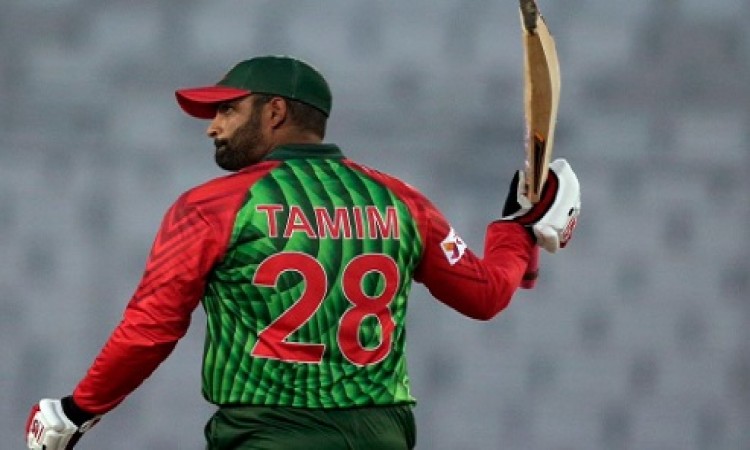 बांग्लादेश के बल्लेबाज तमिम इकबाल 
