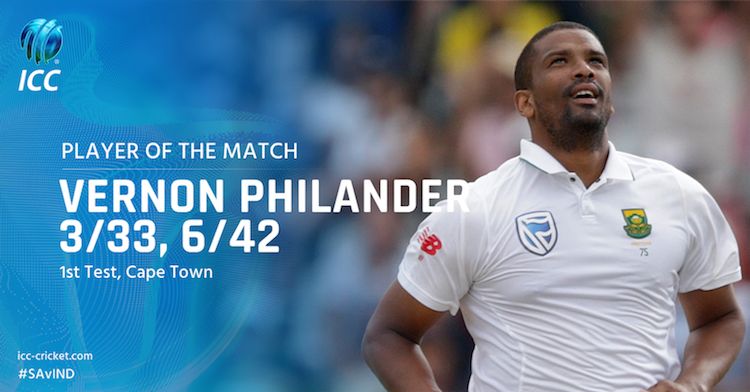India vs South Africa Vernon Philander