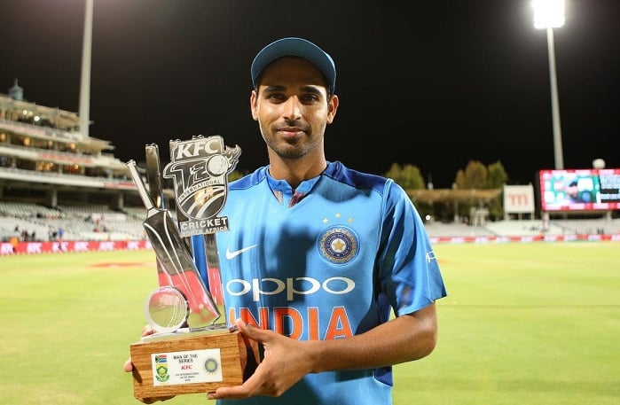 Bhuvneshwar Kumar took seven wickets against South africa in t20i series Bhuvneshwar Kumar took seven wickets against South africa in t20i series