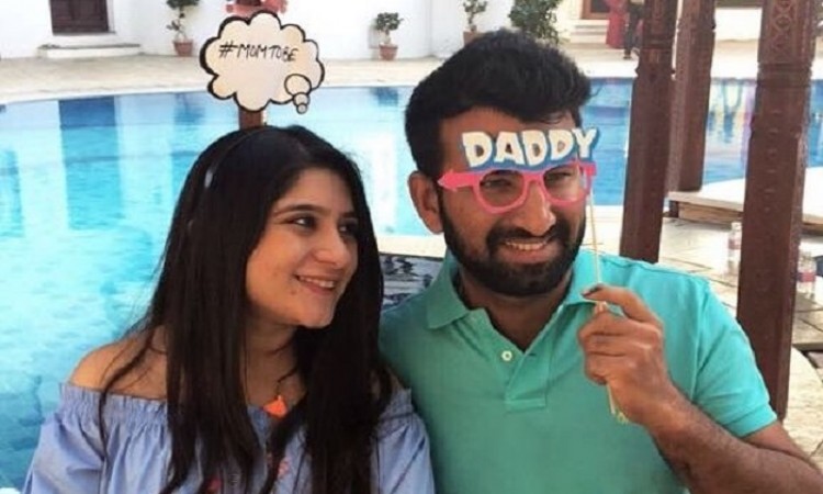 Cheteshwar Pujara blessed with a baby girl