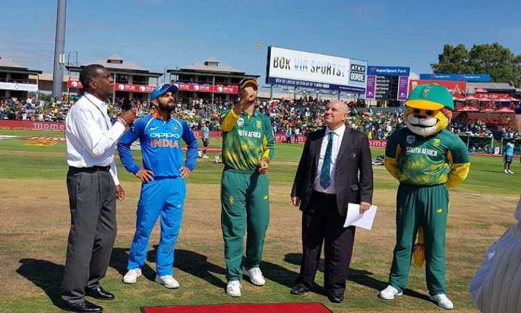  India opt to bat first vs South Africa in second odi