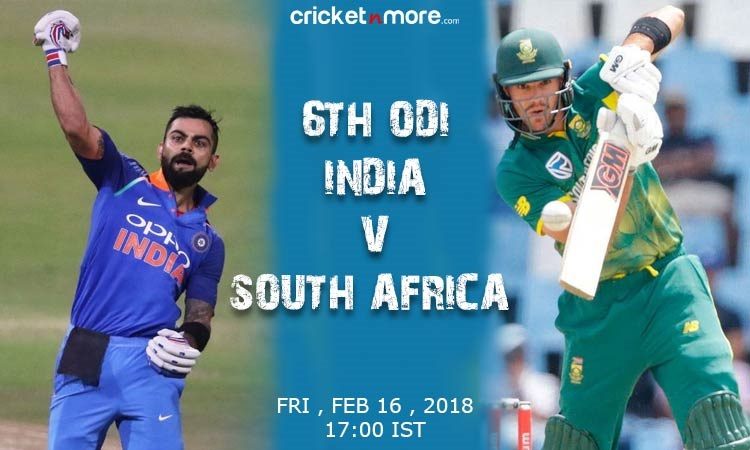 6th ODI India vs South Africa