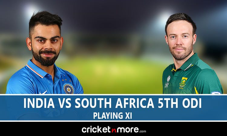 5th ODI India vs South Africa