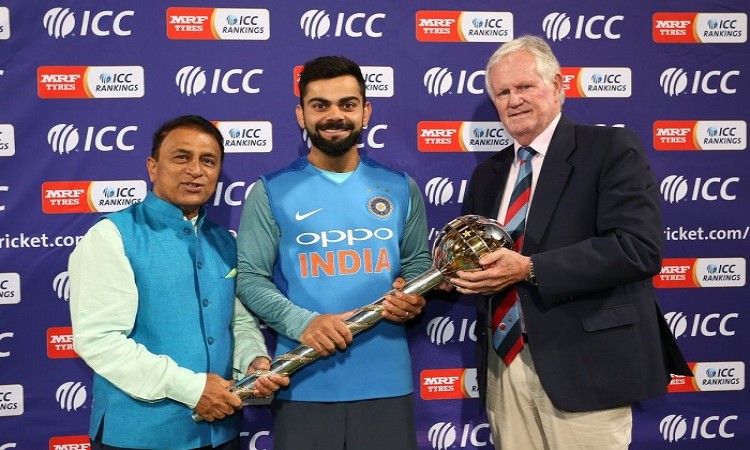 Team India receives Test championship mace 