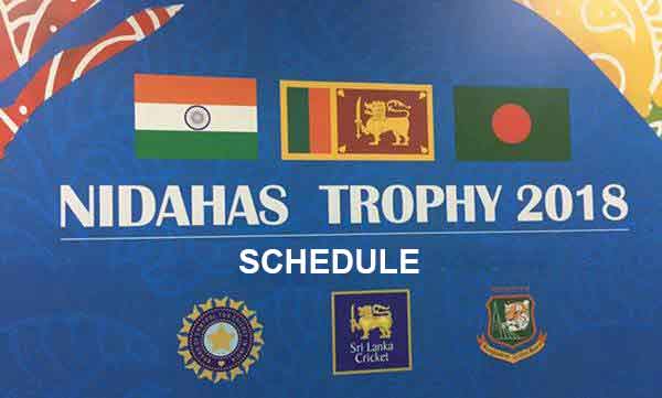 Schedule India-SL-Bangladesh Tri-Series