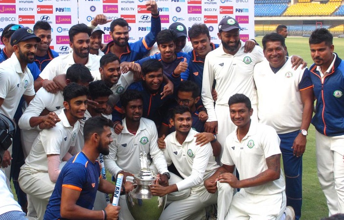 Ranji Champions Vidarbha Clinch Maiden Irani CupTitle Ranji Champions Vidarbha Clinch Maiden Irani CupTitle