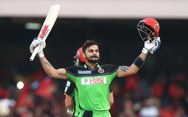 Virat kohli in green 2024 jersey