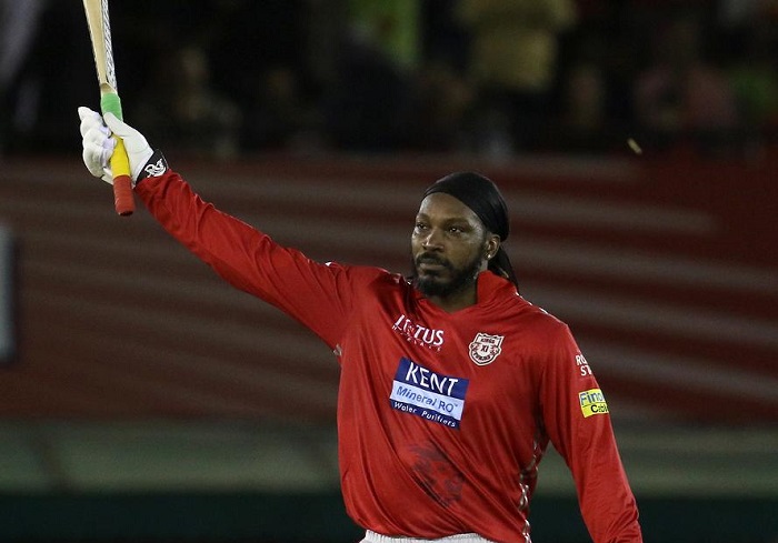 Chris Gayle 6th IPL 100 powers KXIP to 193 Chris Gayle 6th IPL 100 powers KXIP to 193