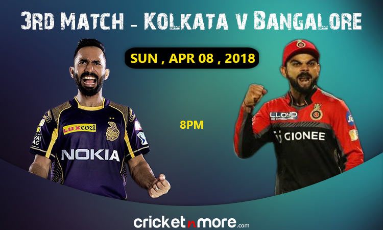 IPL 2018 KKR vs RCB