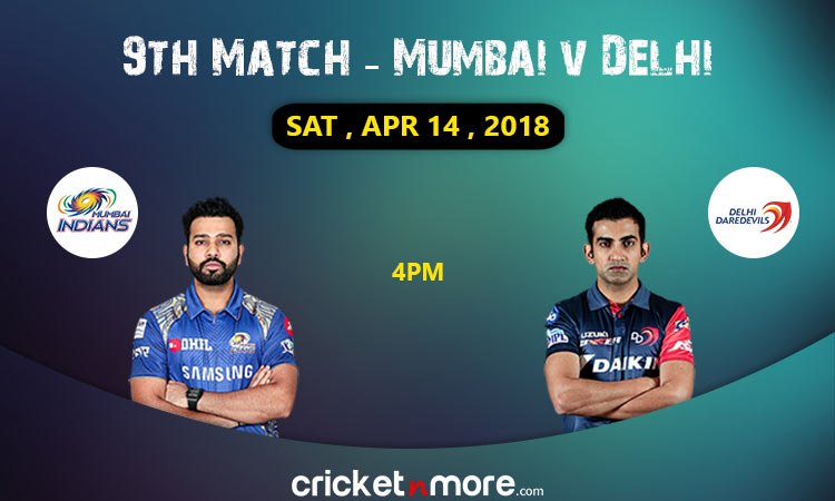 Match 9 Preview MI Mumbai Indians vs DD - Delhi Daredevils Image 