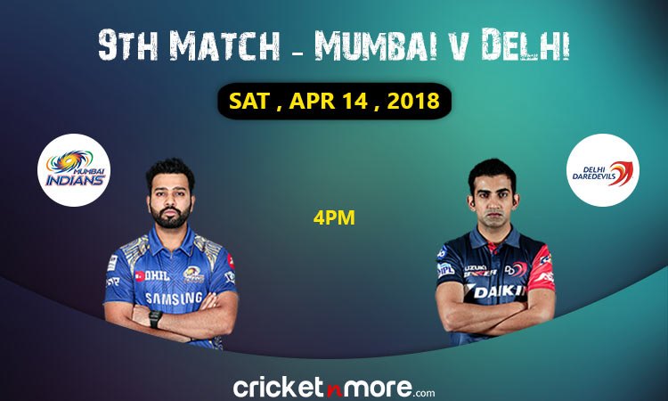 IPL 2018 Delhi vs Mumbai