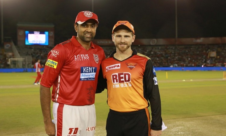 kings XI punjab opt to bowl vs Sunrisers Hyderabad 