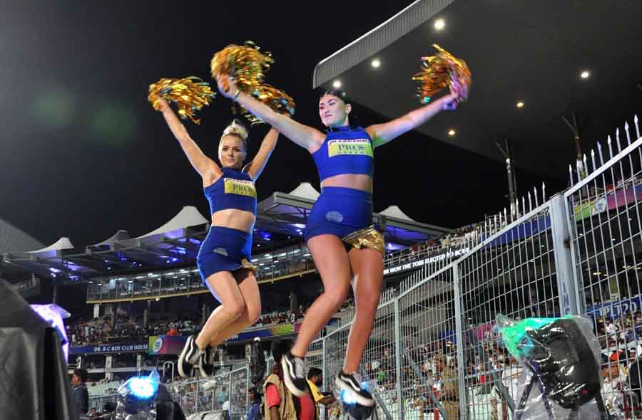 Cheer Leaders During The Eliminator Match Of IPL 2018 Match Images