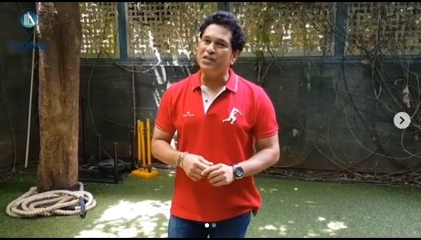 Sachin Tendulkar's New Kit up Challenge Where he Nominates Virat Kohli Sachin Tendulkar's New Kit up Challenge Where he Nominates Virat Kohli