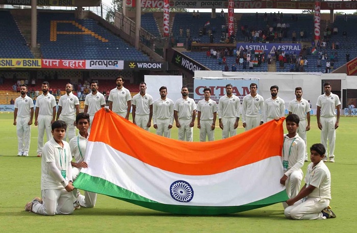 This is the first ever Test match hosted on Indian soil in the month of June This is the first ever Test match hosted on Indian soil in the month of June