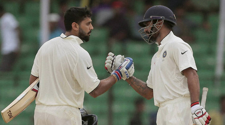 first ever instance of two openers scoring centuries in a same Test innings at Bangalore for a team first ever instance of two openers scoring centuries in a same Test innings at Bangalore for a team