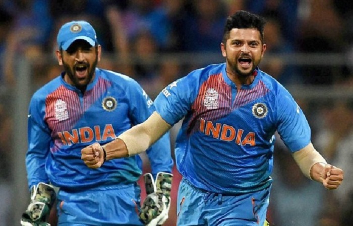 1 and 56 runs respectively needed by Suresh Raina and MS Dhoni to reach the 1500 mark. 1 and 56 runs respectively needed by Suresh Raina and MS Dhoni to reach the 1500 mark.