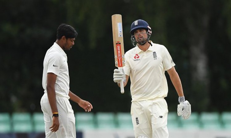 Alastair Cook scores unbeaten hundred for England Lions vs India A