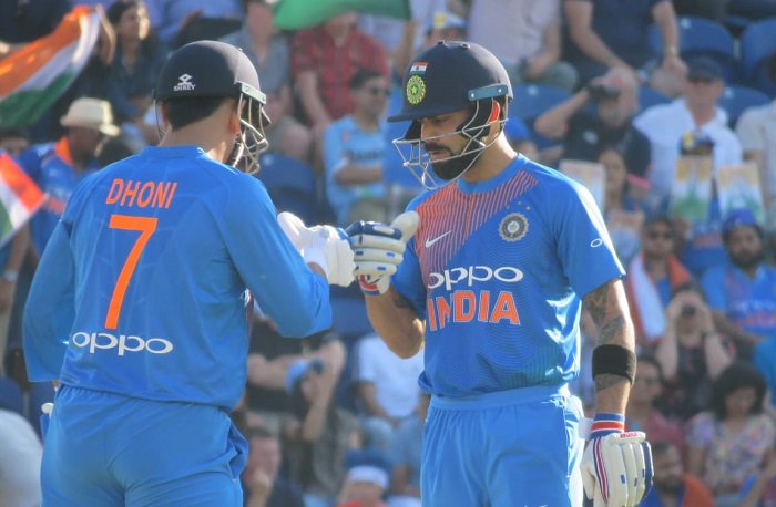 MS Dhoni's late blitz helps India to 148 MS Dhoni's late blitz helps India to 148
