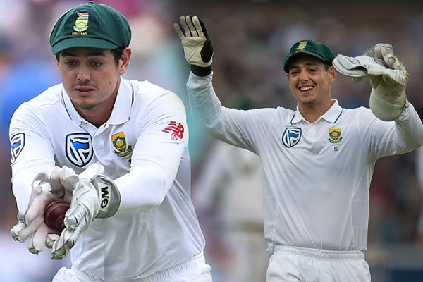 Quinton de Kock now has 150 dismissals in 34 Tests while keeping wickets for South Africa Quinton de Kock now has 150 dismissals in 34 Tests while keeping wickets for South Africa