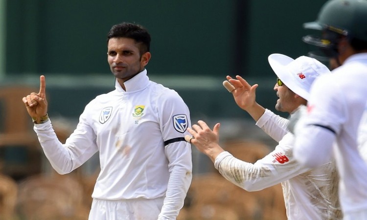 Keshav Maharaj leads South Africa comeback with record 8/116