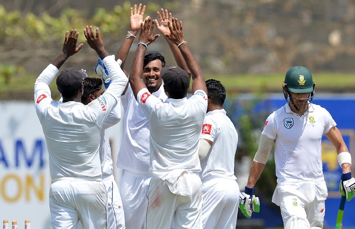 South Africa bundled out for 126 in first test vs sri lanka South Africa bundled out for 126 in first test vs sri lanka